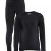 Craft  Core Warm Baselayer Set Junior, black