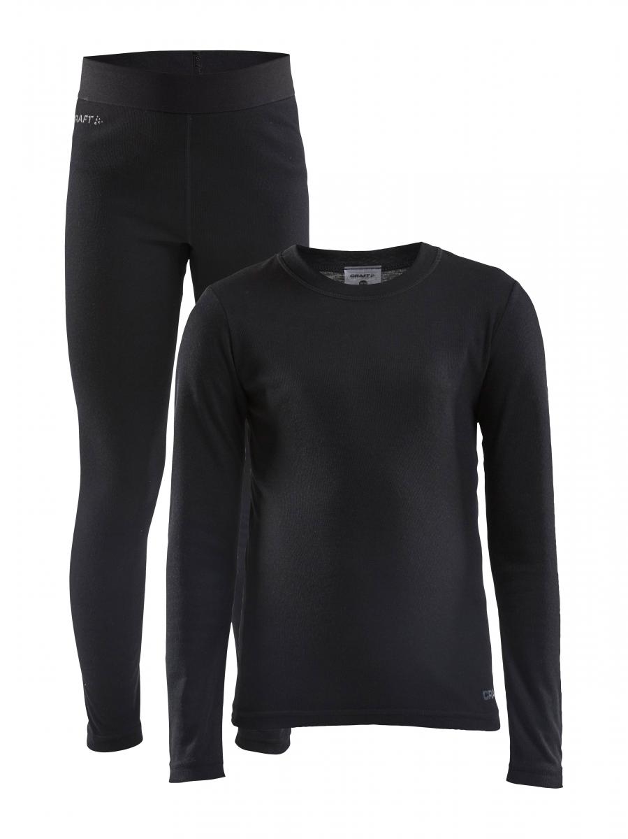 Craft  Core Warm Baselayer Set Junior, black