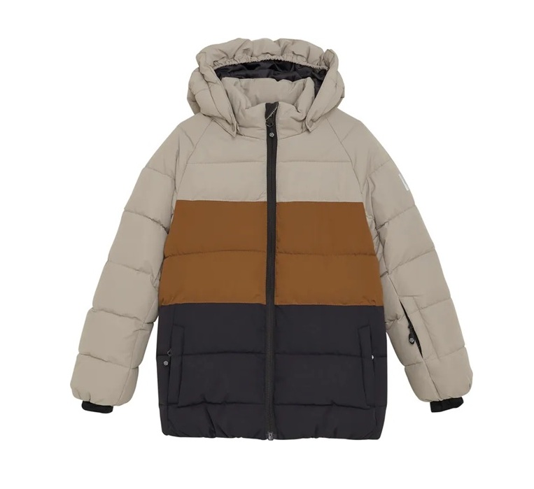 Color Kids  Ski Jacket -Quilt & Colorblock, pure cashmere