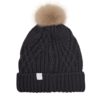 Color Kids Lue med ull og avtagbar dusk, phantom