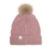 Color Kids Lue med ull og avtagbar dusk, woodrose