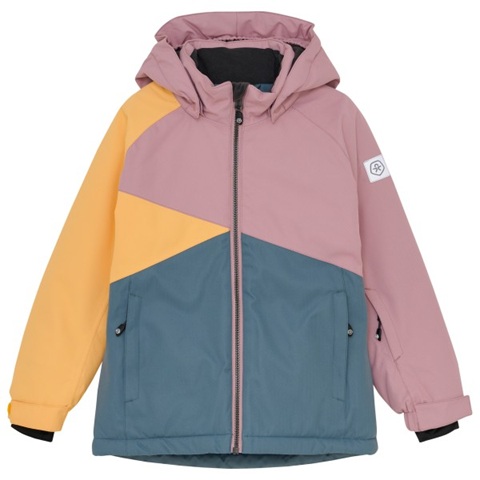 Color Kids  Ski Jacket - Colorblock, woodrose