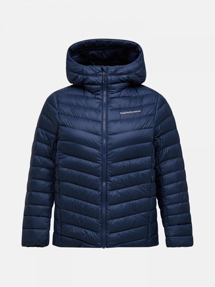Peak Performance  W Frost Down Hood Jacket, blue shadow
