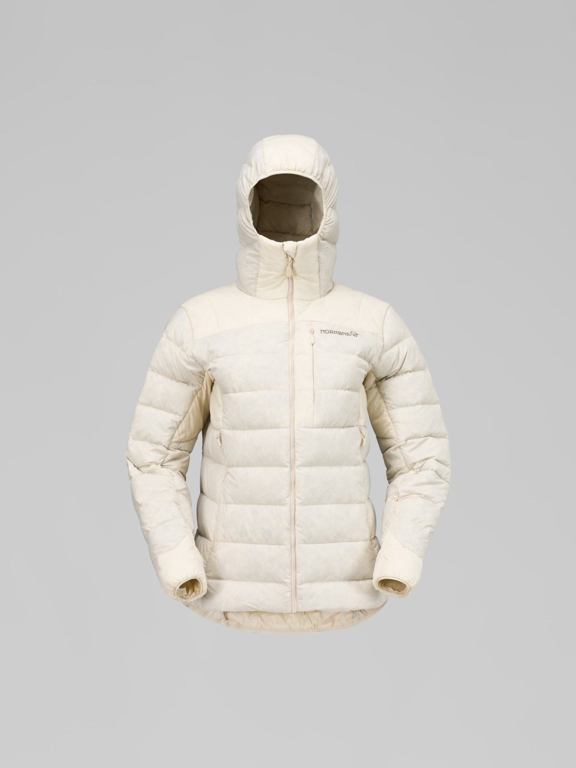 Norrøna femund down700 Zip Hood W`s, oatmeal