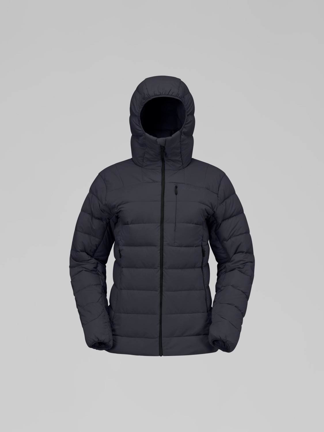 Norrøna femund down700 Zip Hood W`s, caviar black