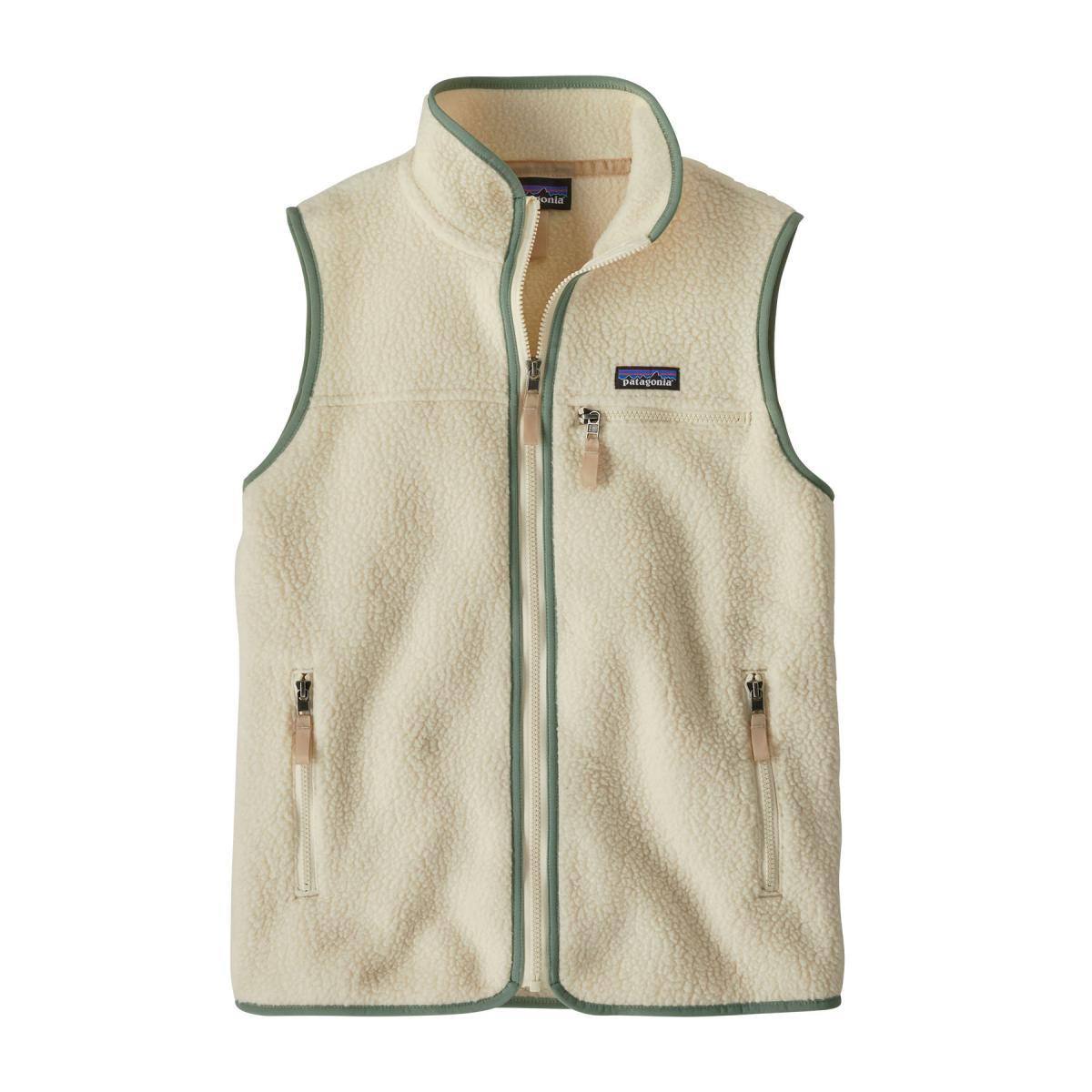Patagonia  W´S Retro Pile Vest, natural/ ellwood green