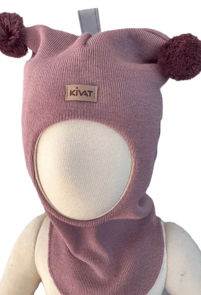 Kivat Balaclava skinnlapp, rosa