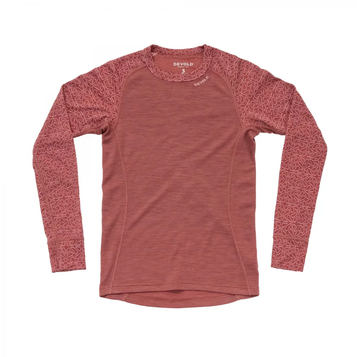 Devold  Duo Active Merino 205 Shirt Woman, marsala