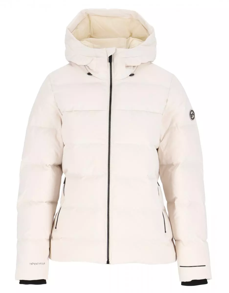 Twentyfour  Aurora Dunjakke Dame, gråhvit