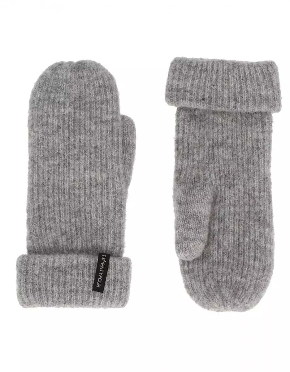 Twentyfour  Mode Maya Strikkevott, gråmelert