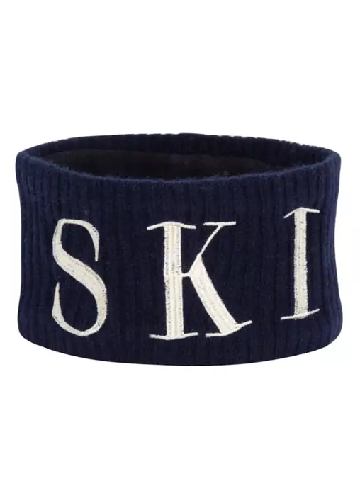 WoolLand Voss Knitted Headband, blue ink