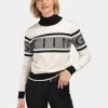 WoolLand  Solsidan Knitted sweater woman, cream