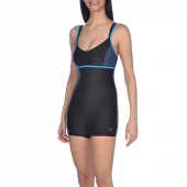 Arena  W Venus Combi R badedrakt med ben, svart/ blå