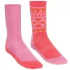 Kari Traa  Nina Wool Sock 2pk, Dusty Pink