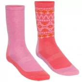 Kari Traa  Nina Wool Sock 2pk, Dusty Pink
