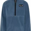 Didriksons  Rubi Kids Half-zip, blue fog