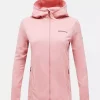 Peak Performance  W Light Zip Hood, warm blush