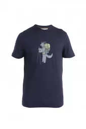 Icebreaker  Men Merino 150 Tech Lite Iii Ss Tee Tech Head, midnight navy