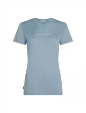 Icebreaker  W Mer 150 Tech Lite Ss Tee Sparkling Star, flint blue