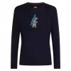 Icebreaker  M Mer 200 Oasis Ls Crewe Bear Tour, navy