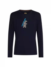 Icebreaker  M Mer 200 Oasis Ls Crewe Bear Tour, navy