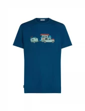 Icebreaker  M Mer 150 Tech Lite Ss Tee Transportage, atlantis