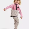 Didriksons  Monte Kids Half button, heather pink