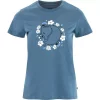 Fjällräven Fjällblomster Fox T-Shirt W, dawn blue