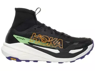 Hoka M Tecton X 4, black/ neon green