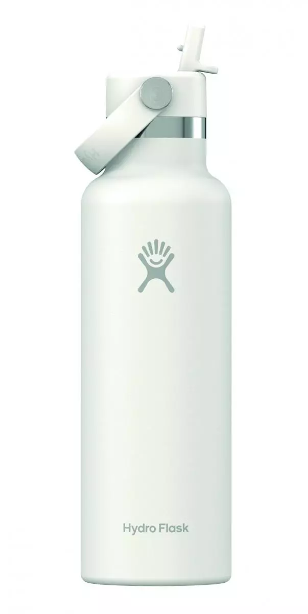 Hydro Flask 21 Oz Standard Flex Straw Cap, white
