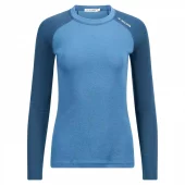 Aclima Warmwool Crewneck W´S, blue fusion/ midnight navy