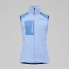 Norrøna W's Trollveggen warm3 Vest, cashmere Blue/Allure
