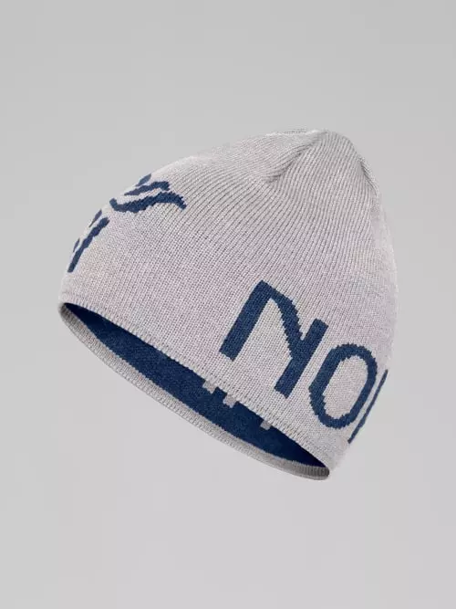 Norrøna /29 mid merinoull logo beanie, grey melange