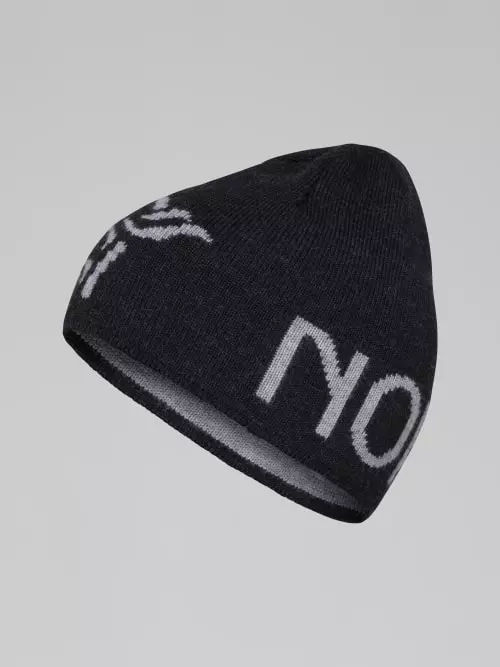 Norrøna /29 mid merinoull logo beanie, caviar melange