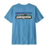 Patagonia M´S P-6 Logo T-Shirt, shore blue