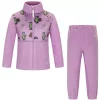 Skogstad K Alvdal Microfleece Sett, violet