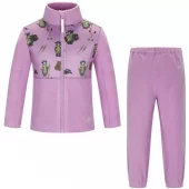 Skogstad K Alvdal Microfleece Sett, violet