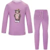 Skogstad K Fjellro Bambus Viskose Pysjsett, violet