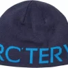 ArcTeryx Word Head Toque, black sapphire/aqua