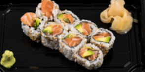 Nr.10 Kichi maki: med laks og avocado