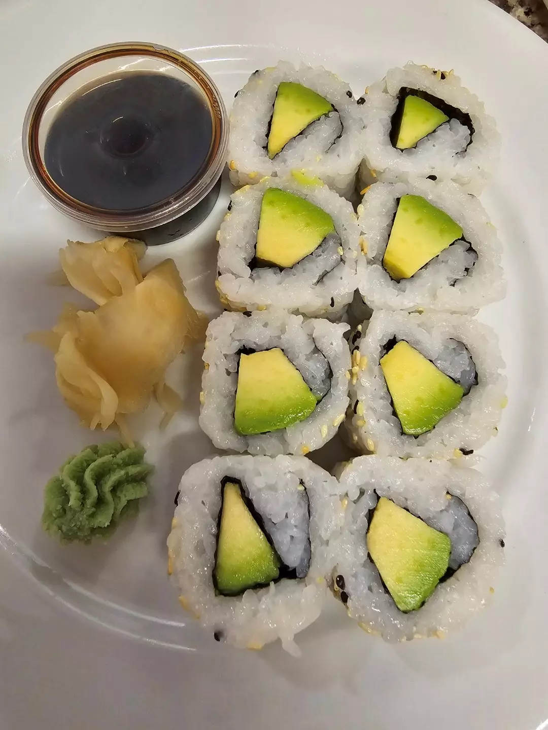 Nr.9 Vegetar maki avokado