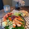 Salat rødløk kyllingbryst