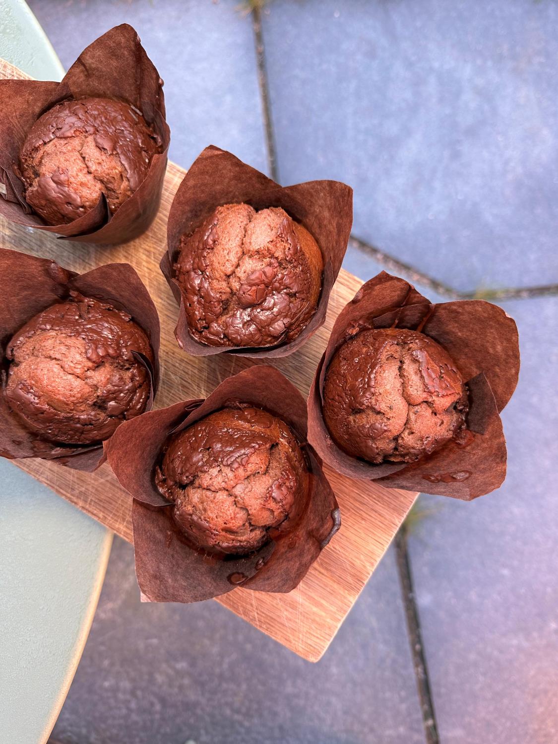 Muffins sjokolade glutenfri