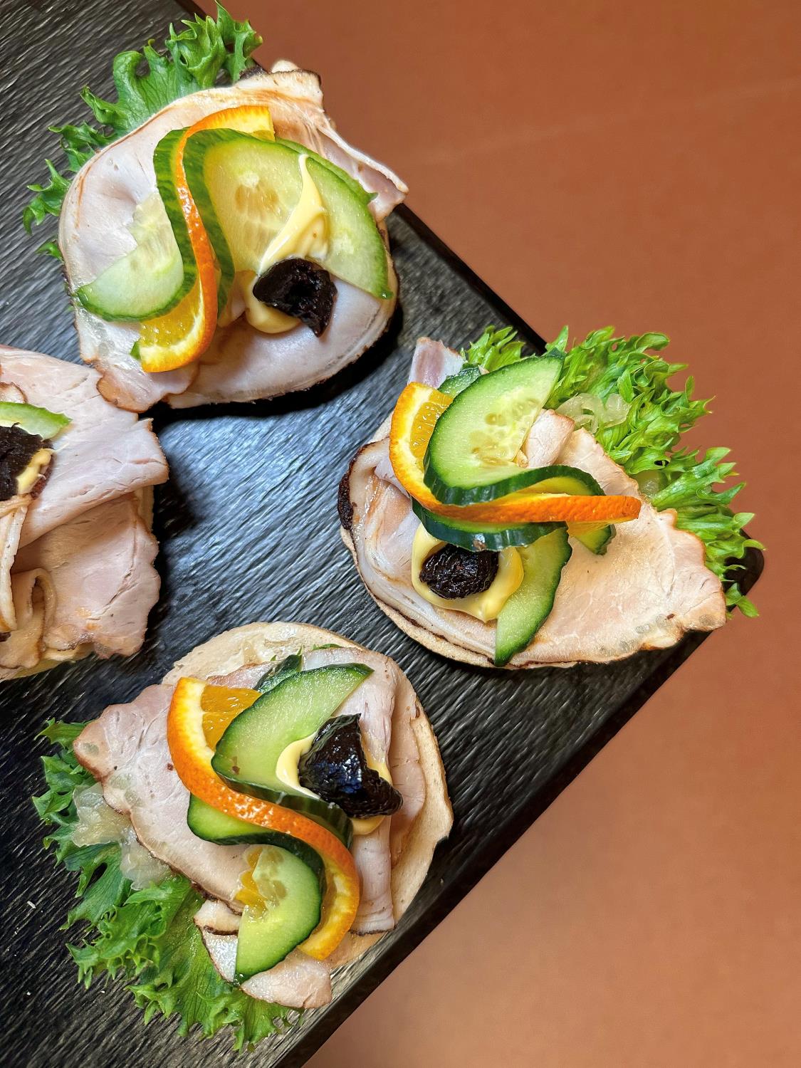 Smørbrød m/svinestek