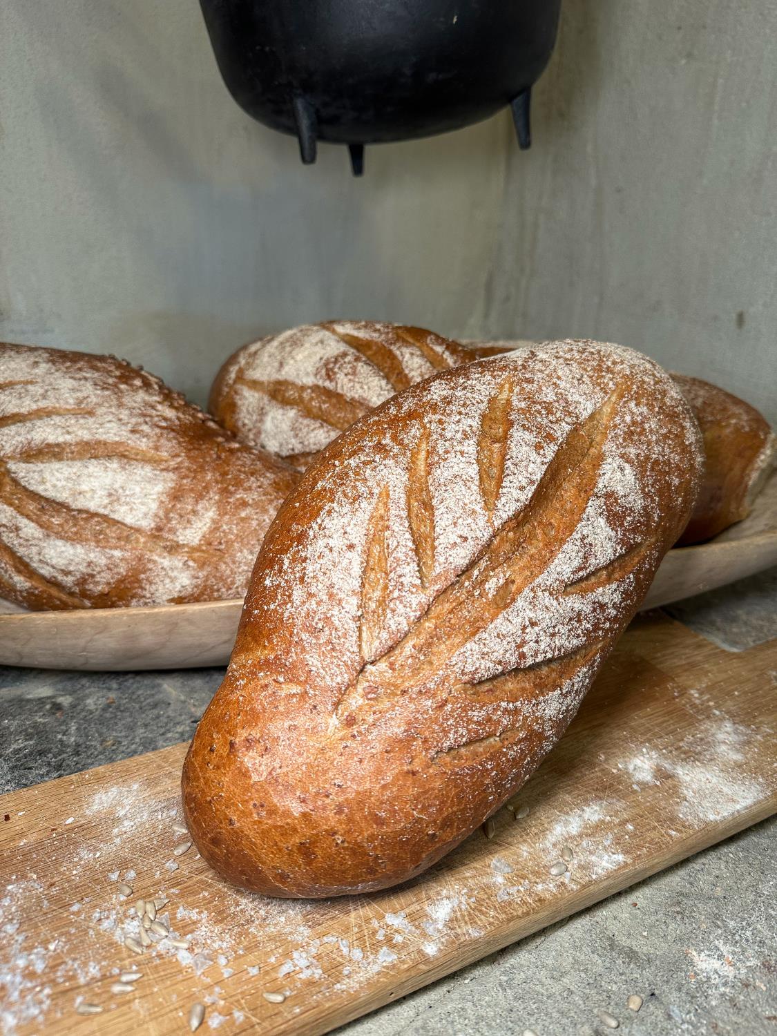 Steinsovnsbakt brød