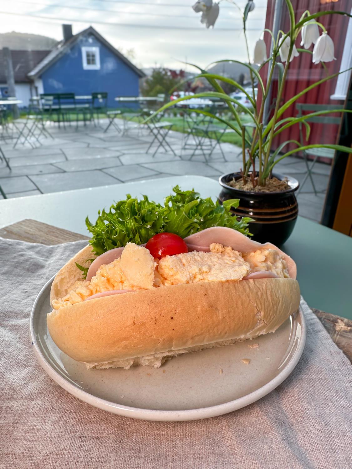 Baguett med eggerøre