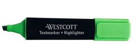 Textmarker Westcott grønn