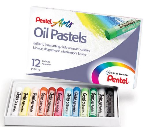 Pentel oil pastels 12 FARGER