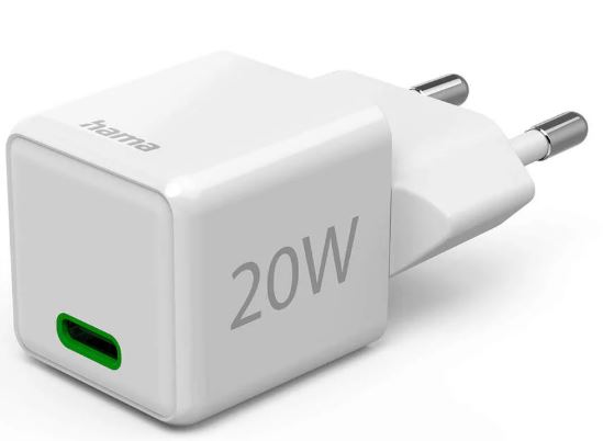 HAMA Fast Charger USB-C PD 20W White