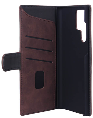 GEAR Lommebokveske Brun Nubuck PU Samsung S22 Ultra